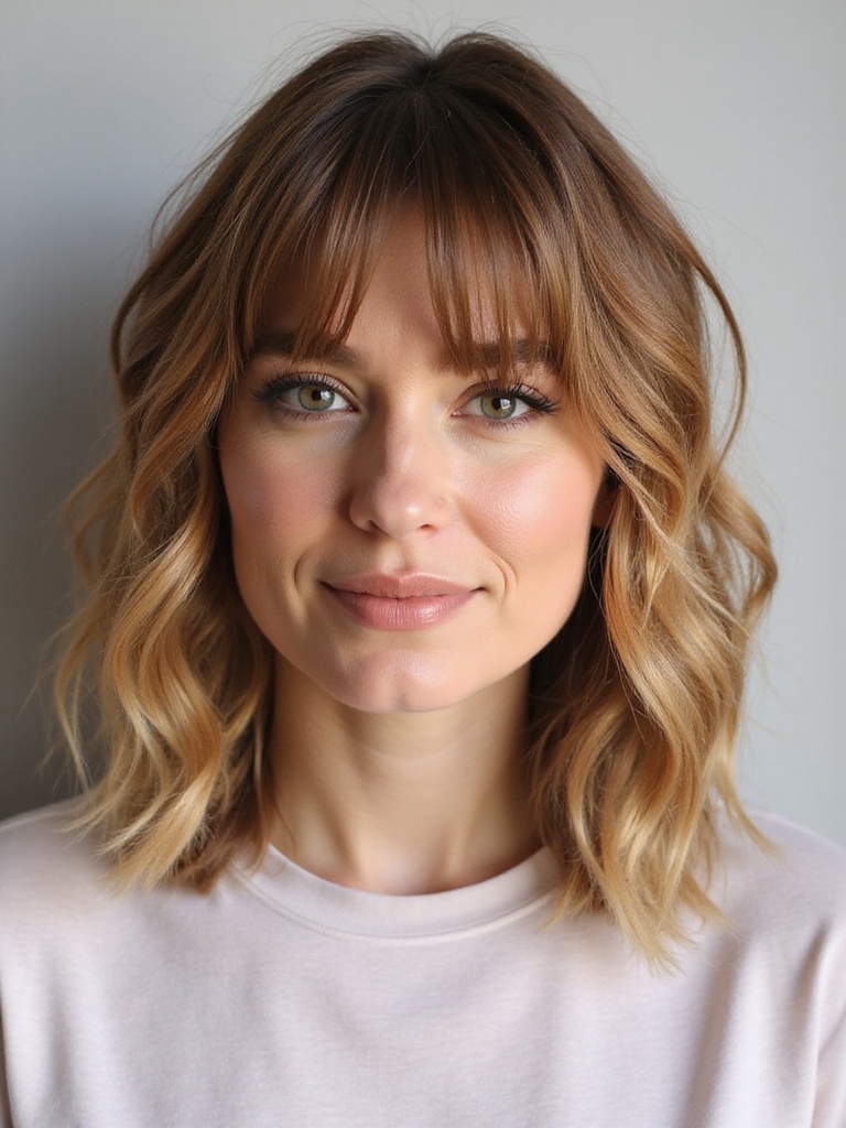 fringe enhances long bob