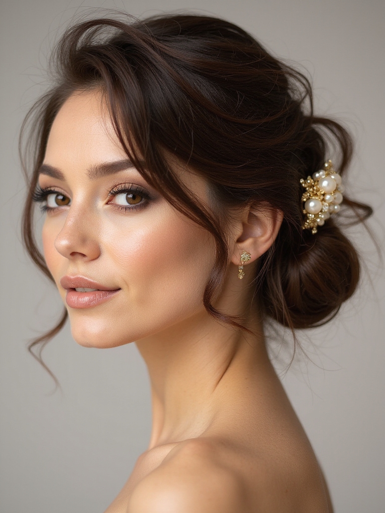 glamorous hair accessory choices