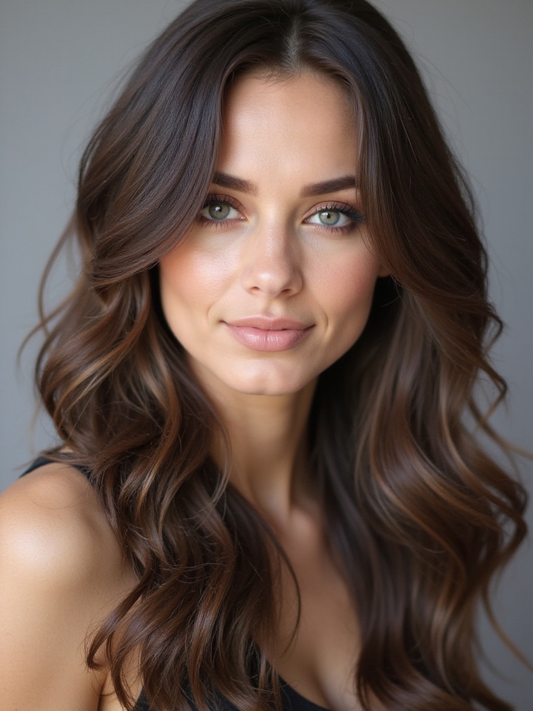 graceful hair color transition