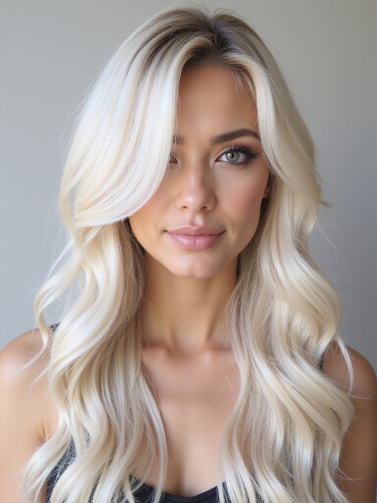 heat styling damages blonde hair