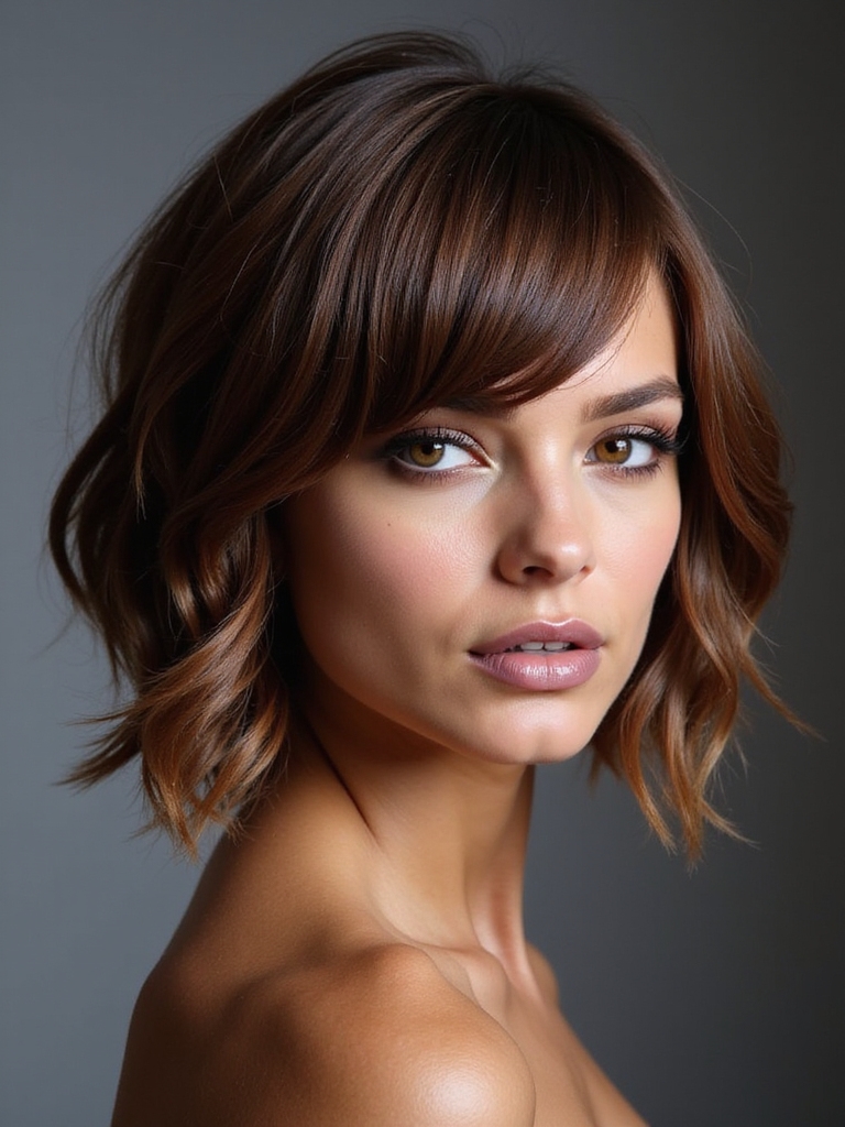 layered bowl cut transformation