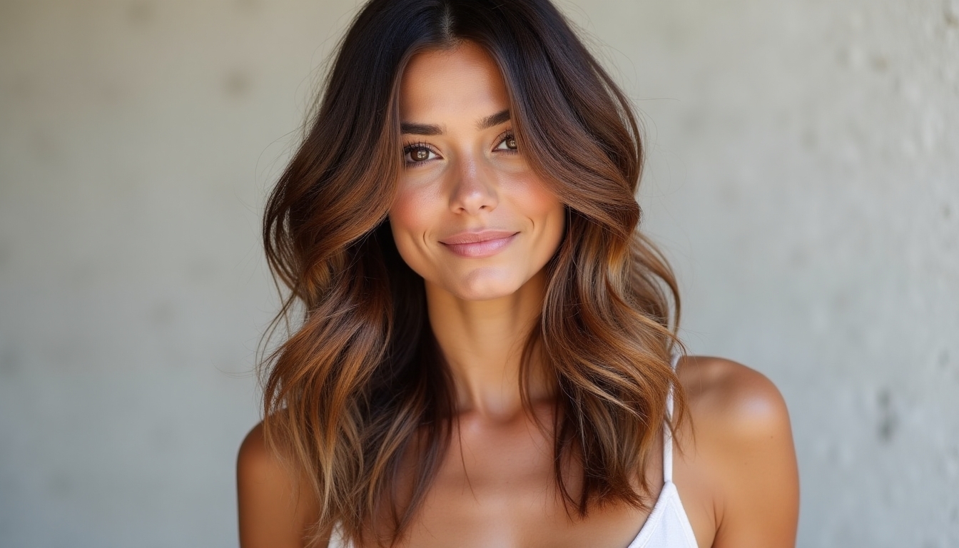 layered hair for volume