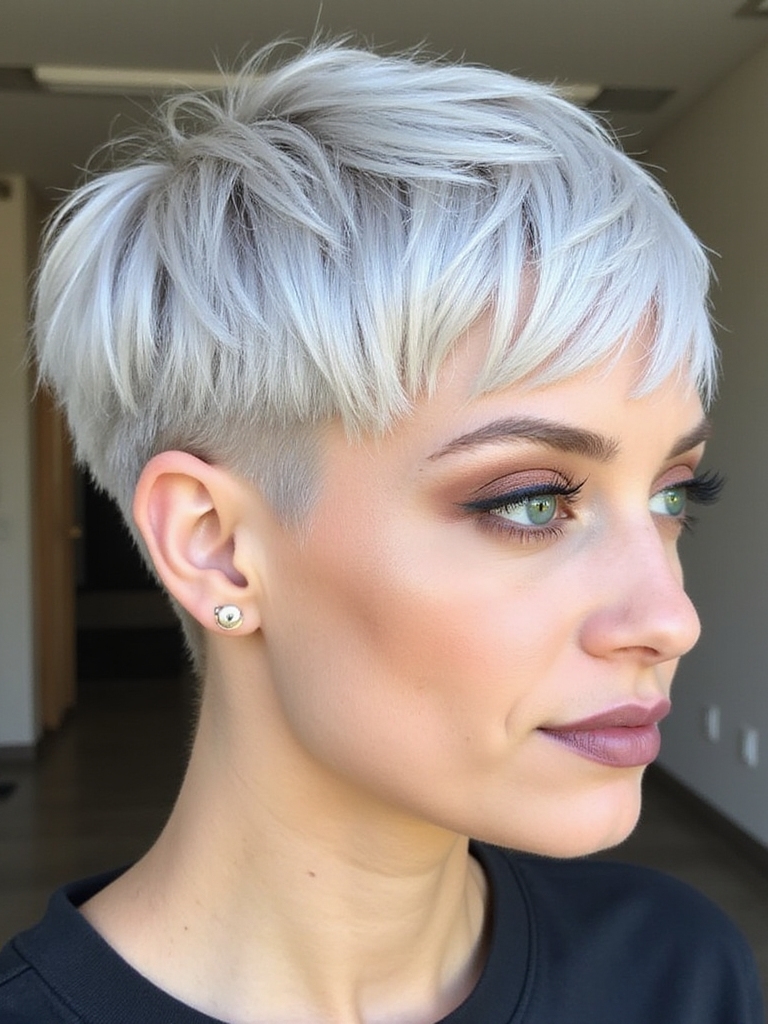 layered pixie cut elegance