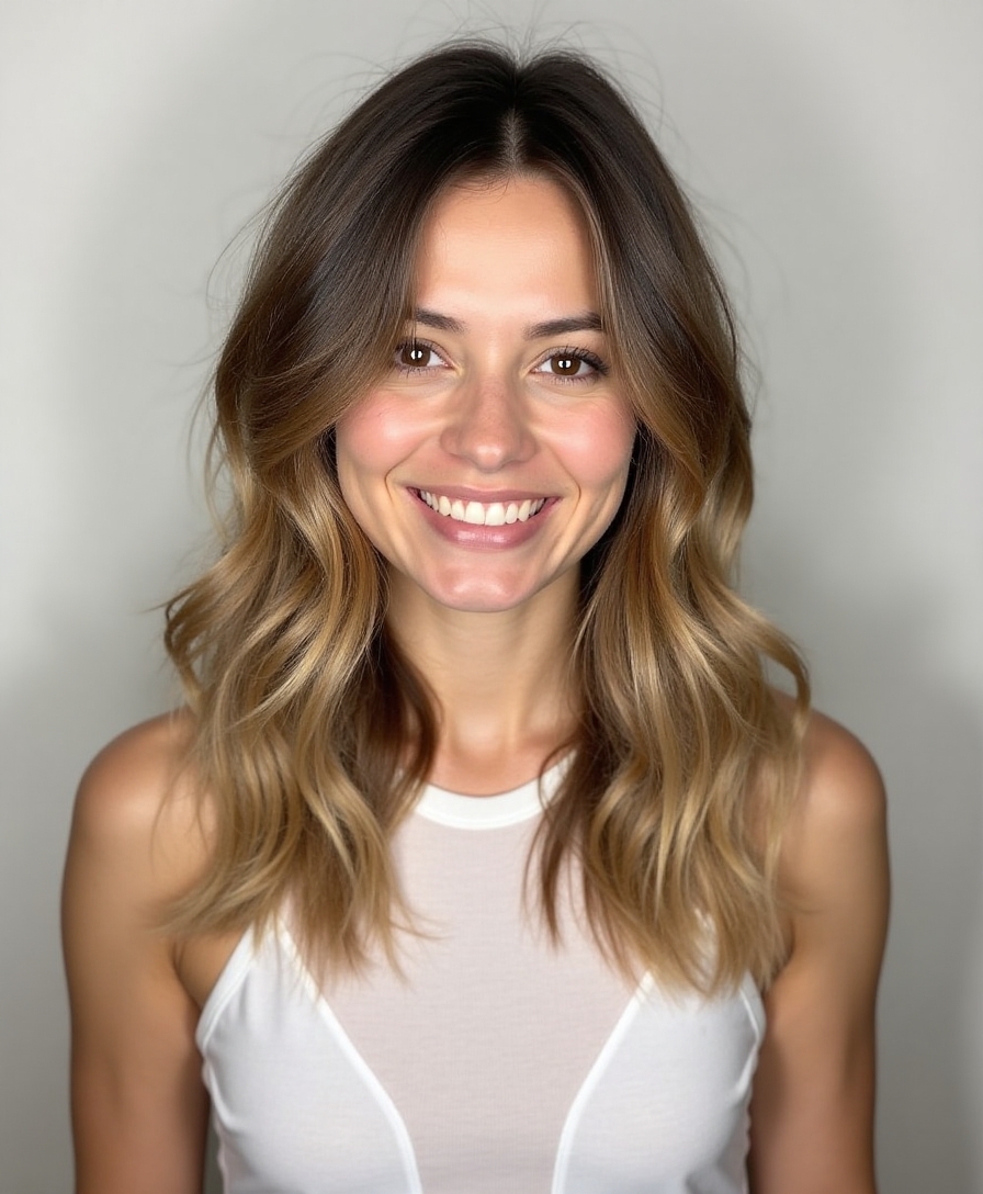 layers enhance fine hair