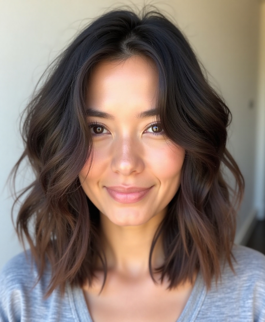 liberating shoulder length transformation