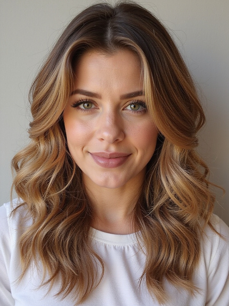 long layered waves for softness