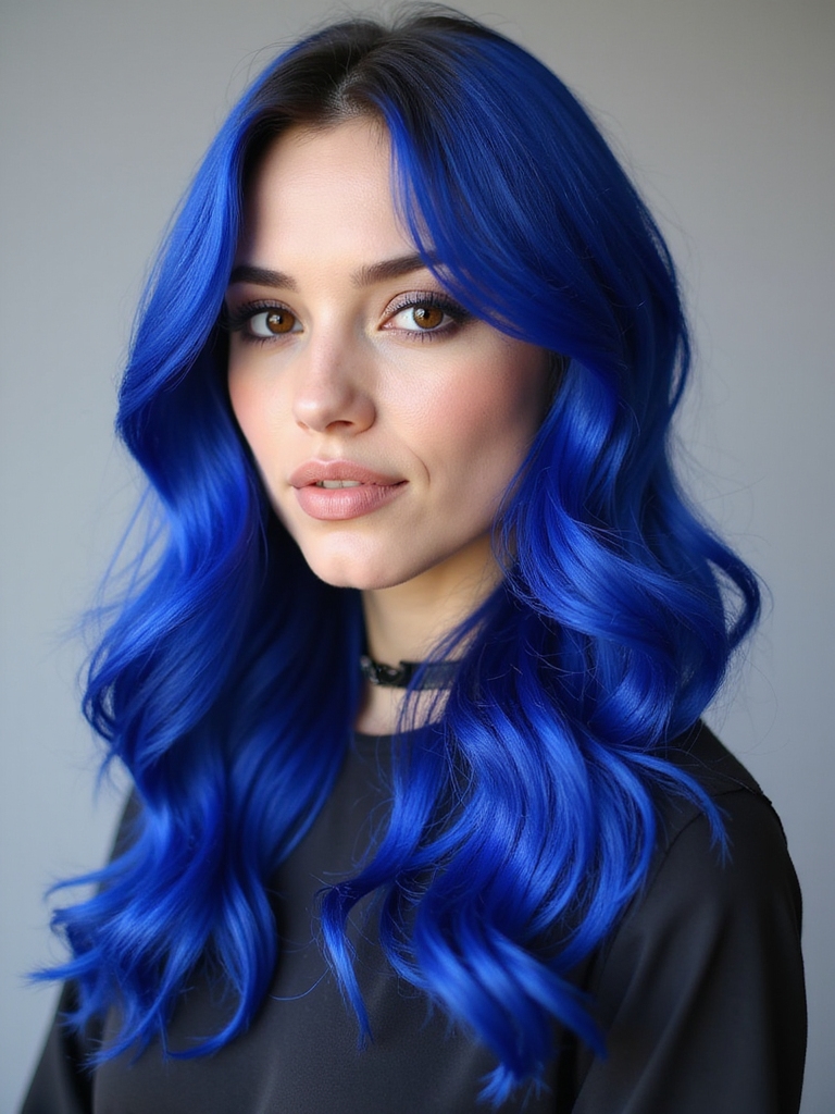 maintaining vibrant blue color