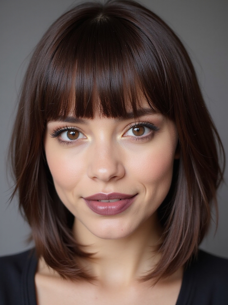 micro bangs for confidence