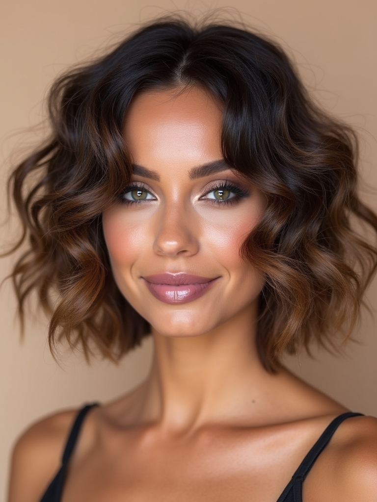 natural bounce curly bob