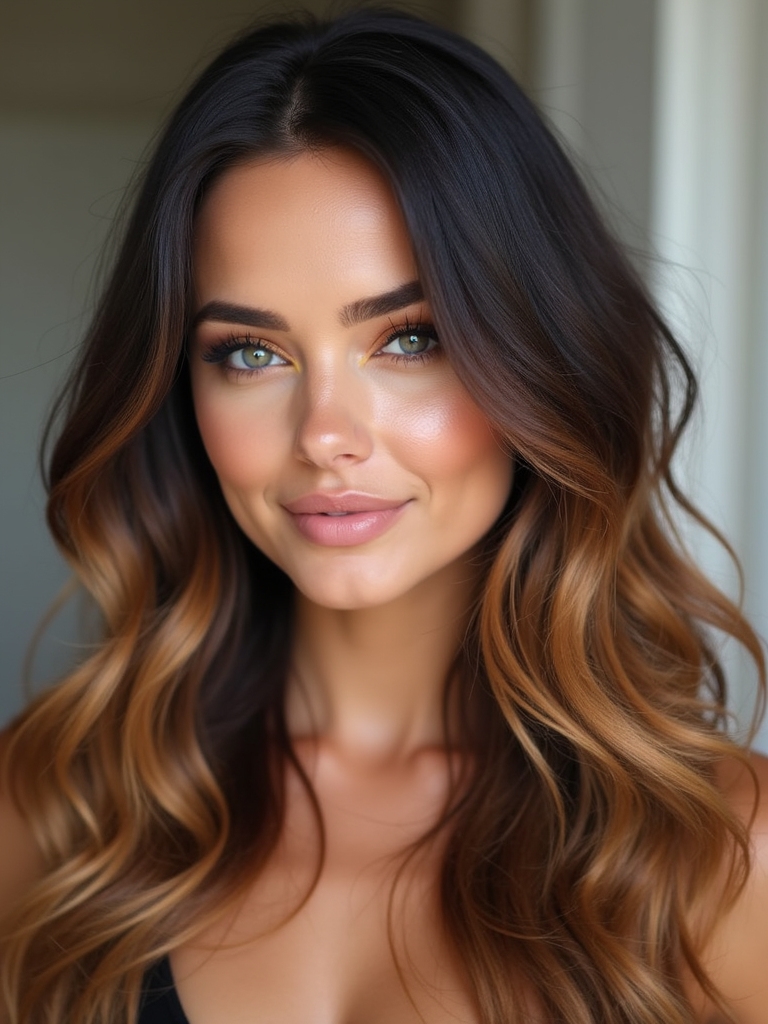 ombre highlights for elegance