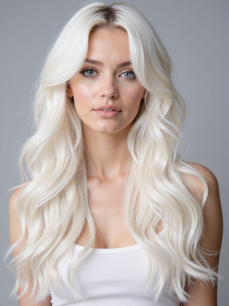 platinum blonde stands out