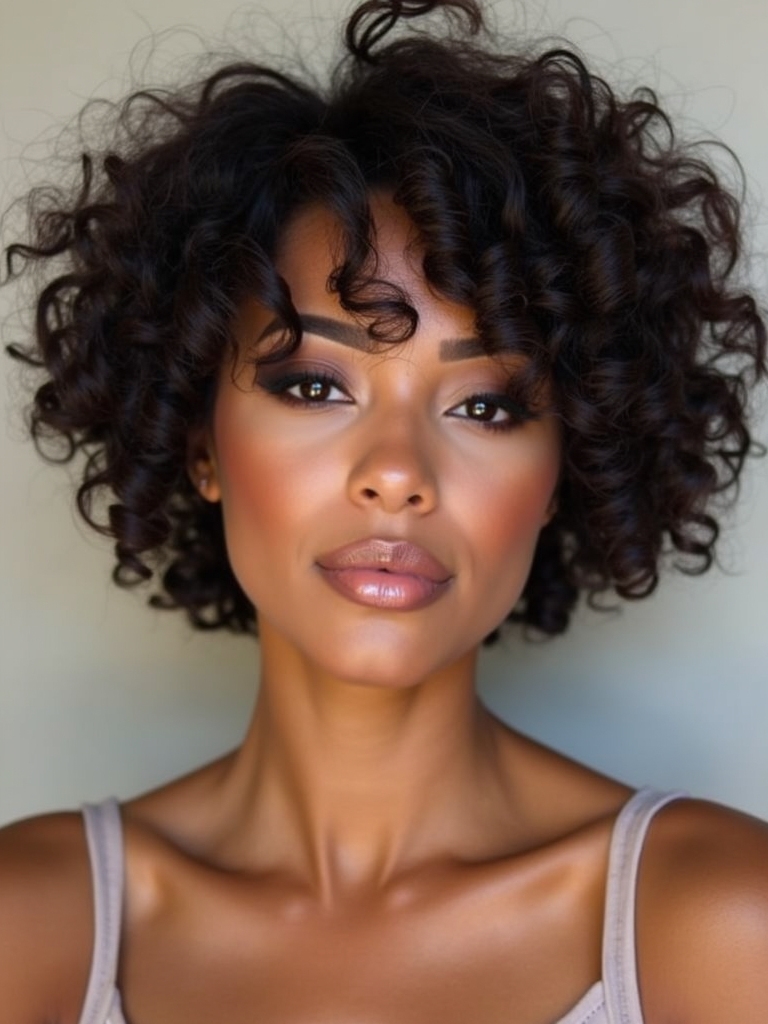 playful effortless natural curls