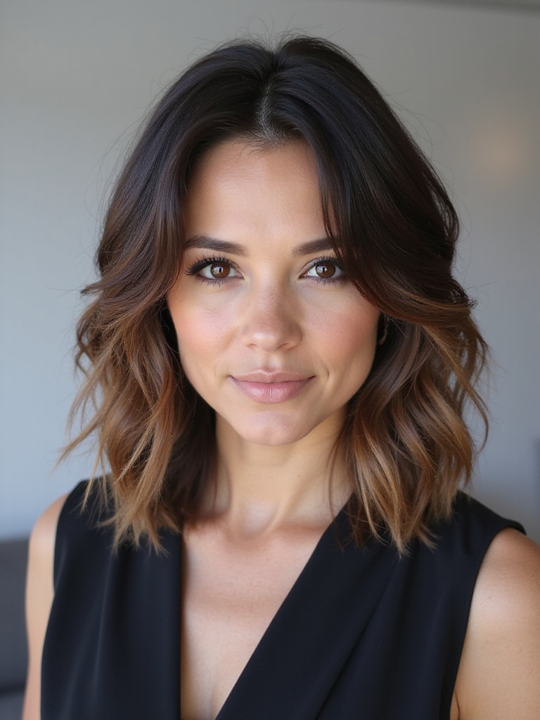 professional wolf cut styling