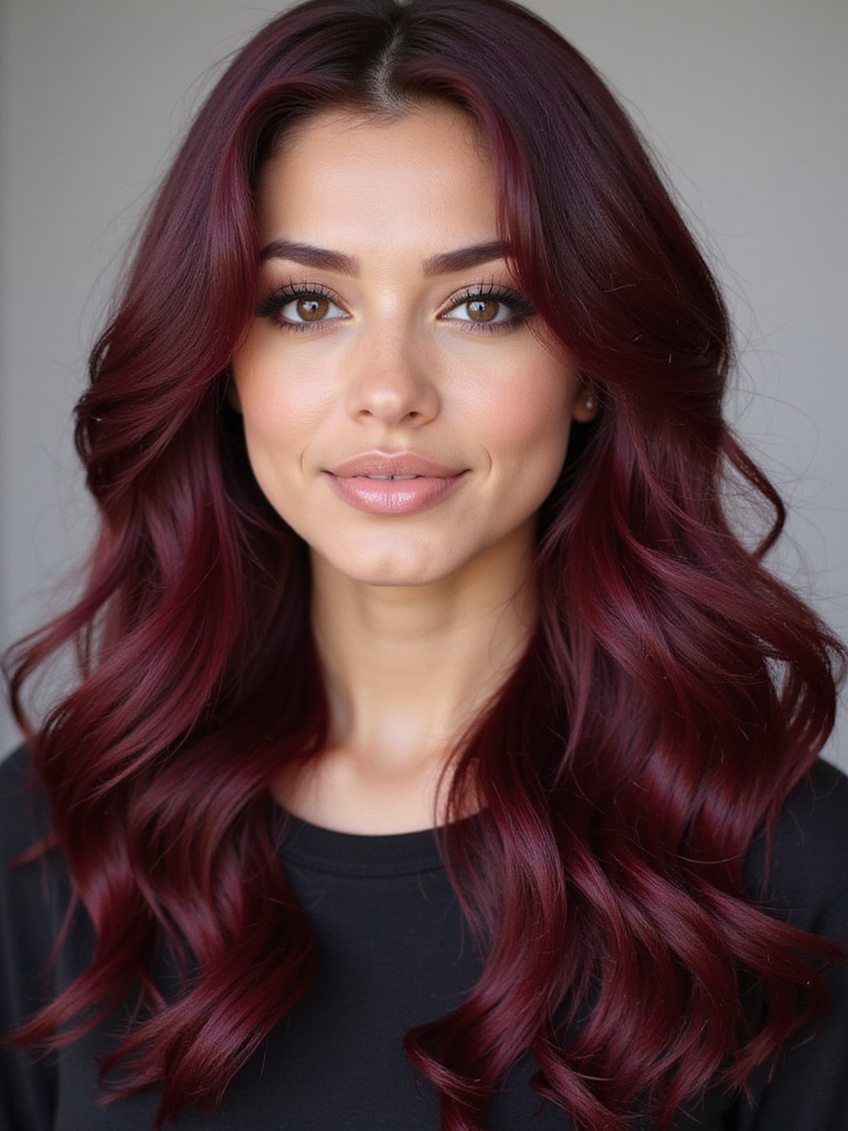 protect dark red hair