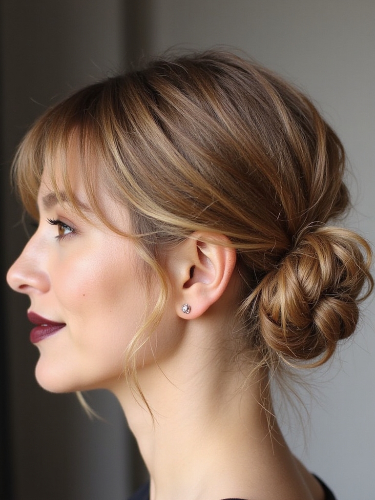 quick and stylish updo