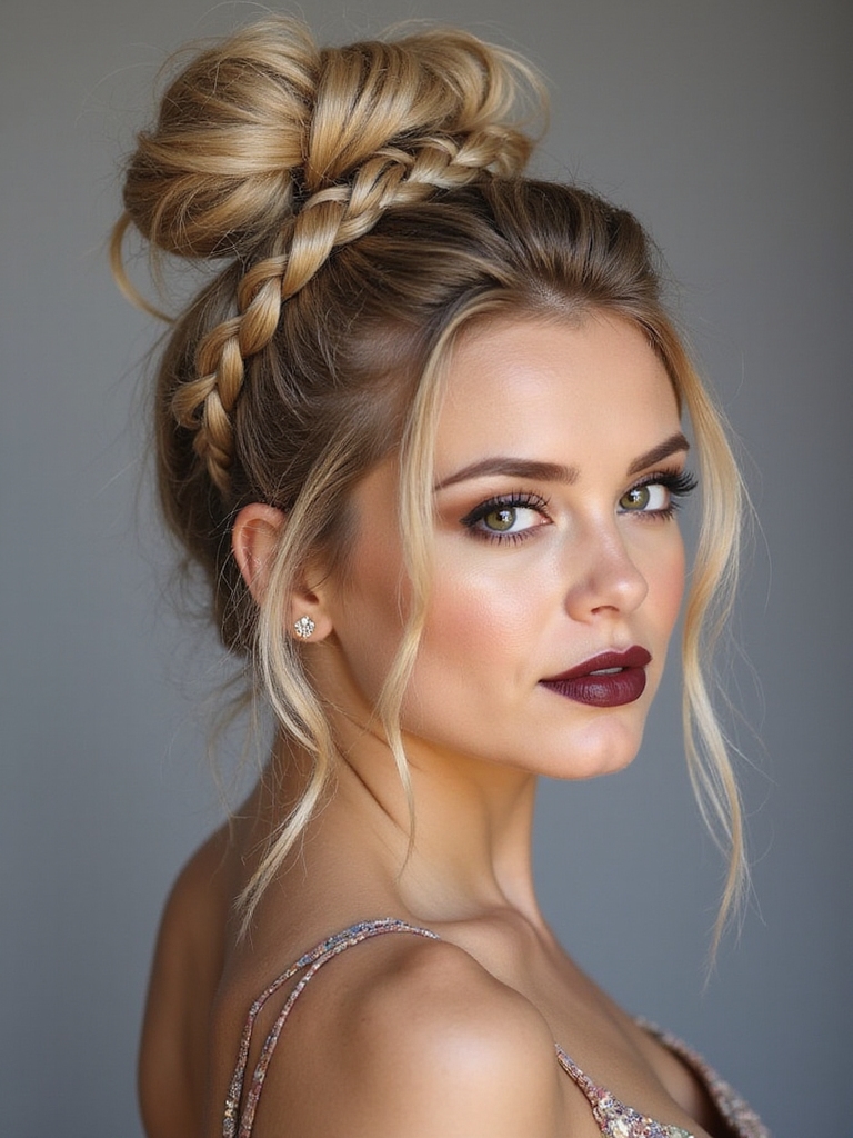 royalty inspired braided hairstyle