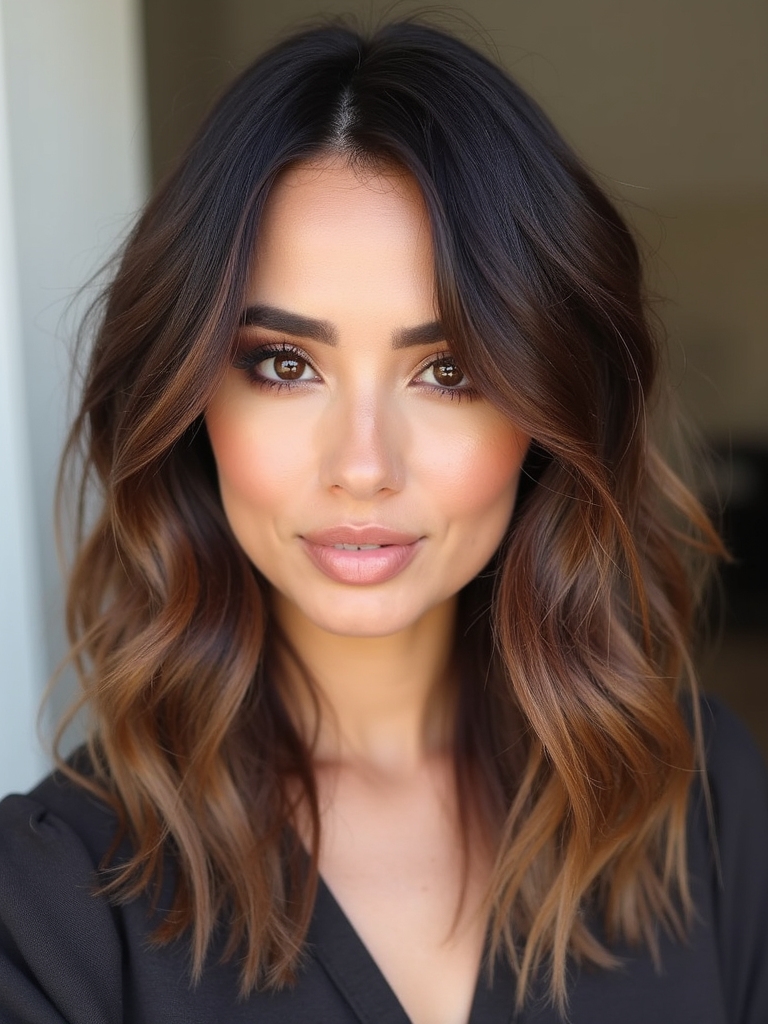 seasonal brown hair highlights