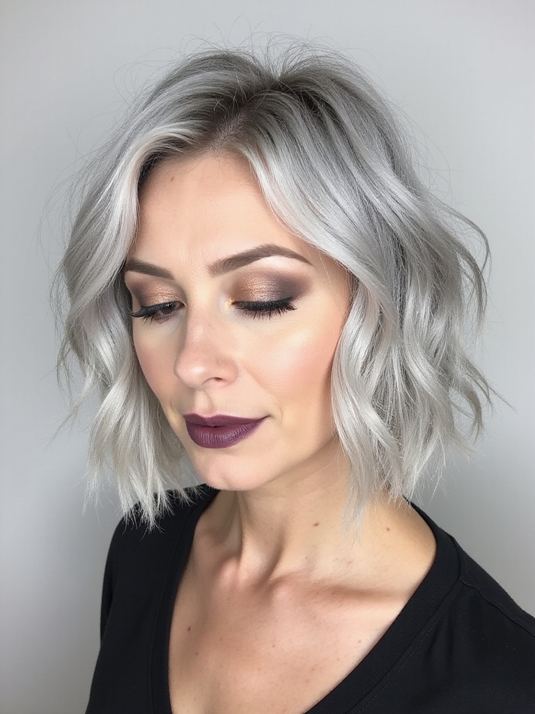 shag cut for fullness