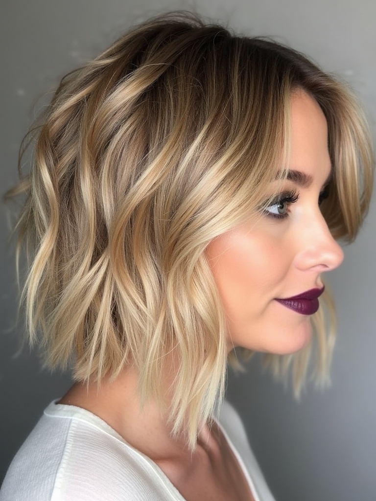 shaggy layers for effortless style