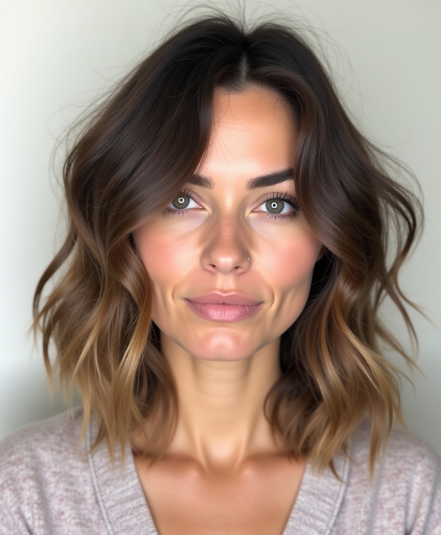 shoulder length hair struggles