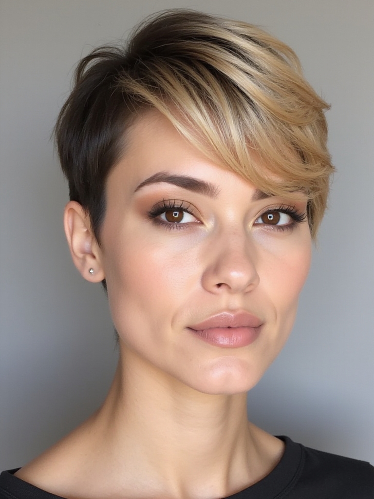 sleek confident low maintenance style