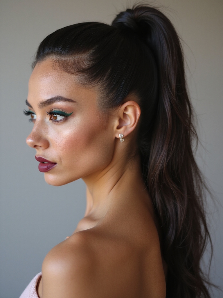 sleek high ponytail benefits