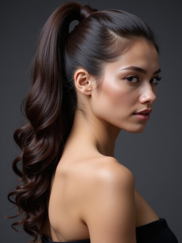 sleek polished ponytail tutorial