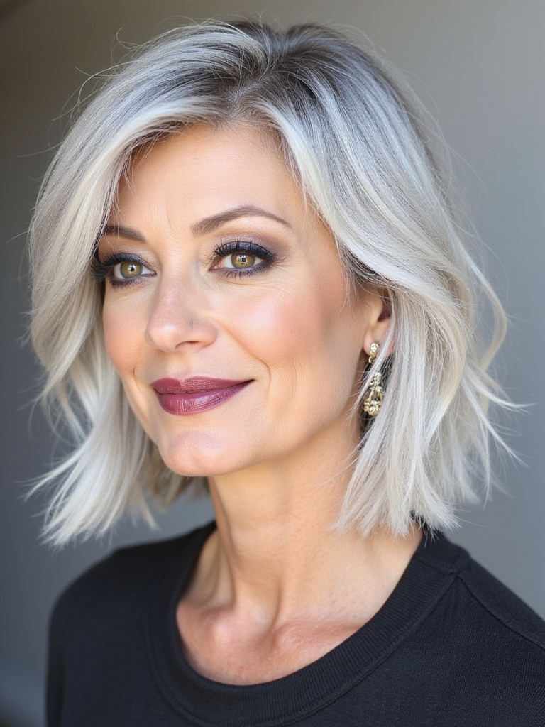 sleek shag haircut benefits