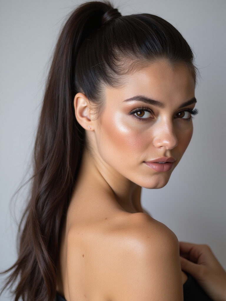 slicked back ponytail styling tips