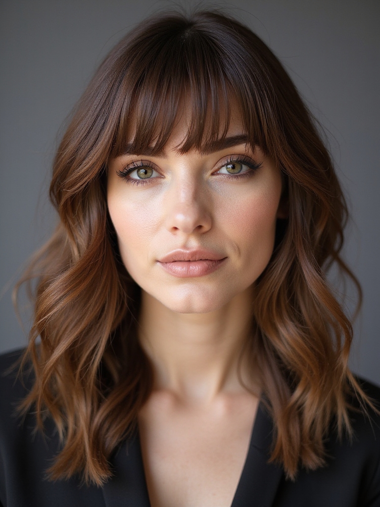 softening square face appearance