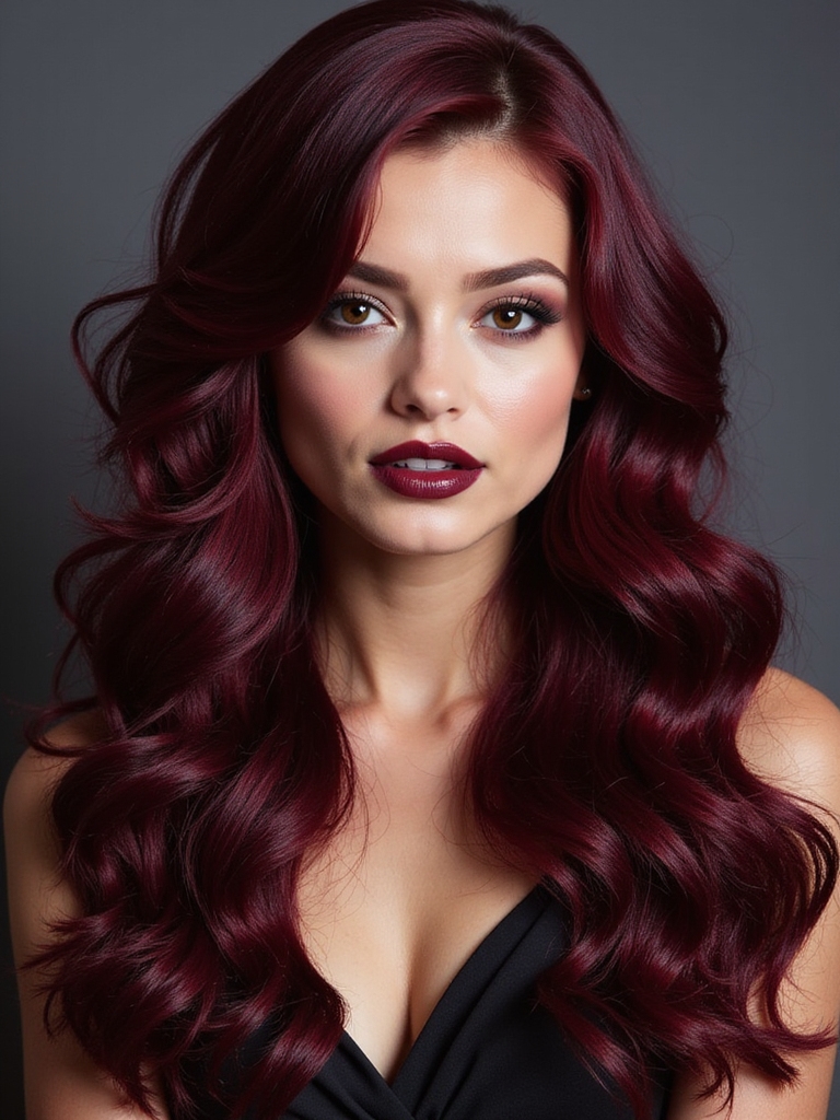 stand out with burgundy