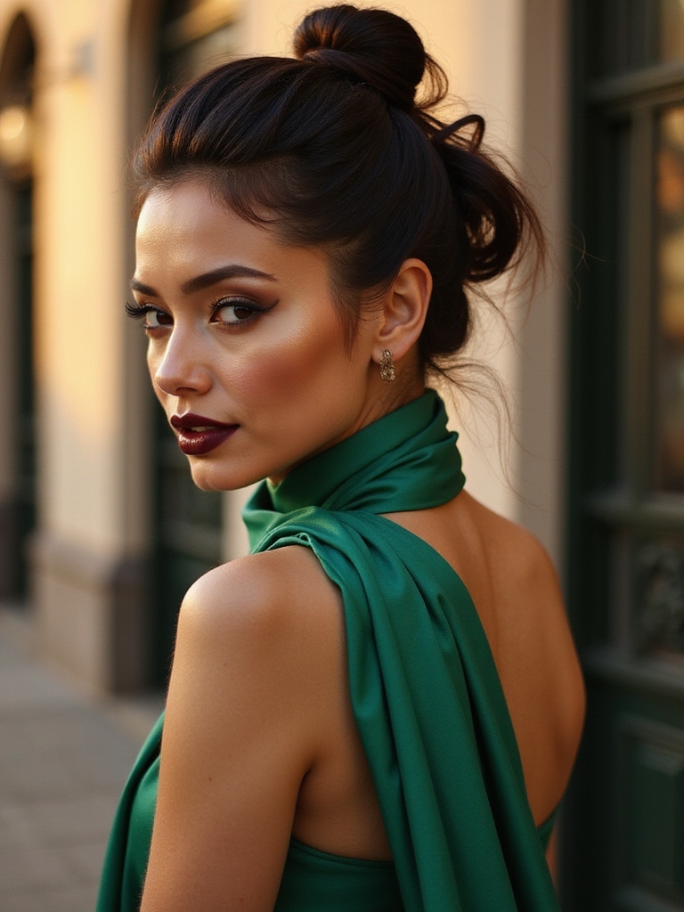 stylish top knot accessory