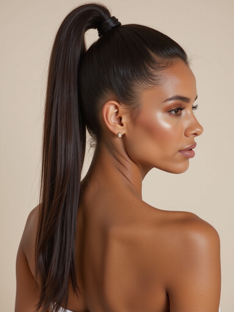 tame hair for sleekness