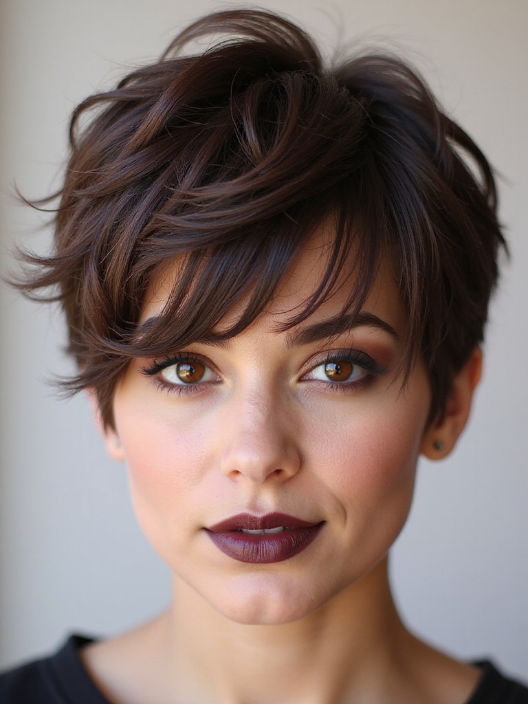 textured pixie adds depth