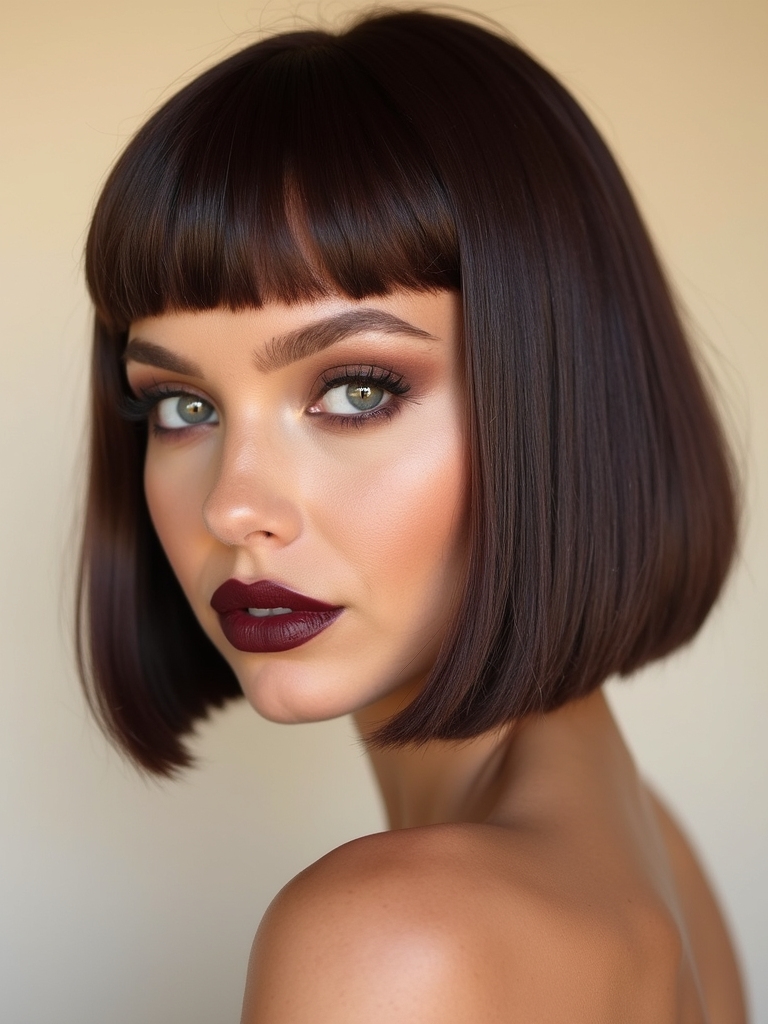 timeless blunt cut elegance