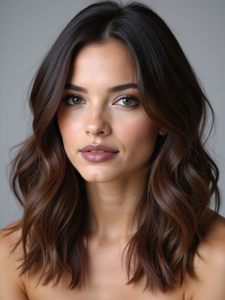 timeless elegant shoulder length cut