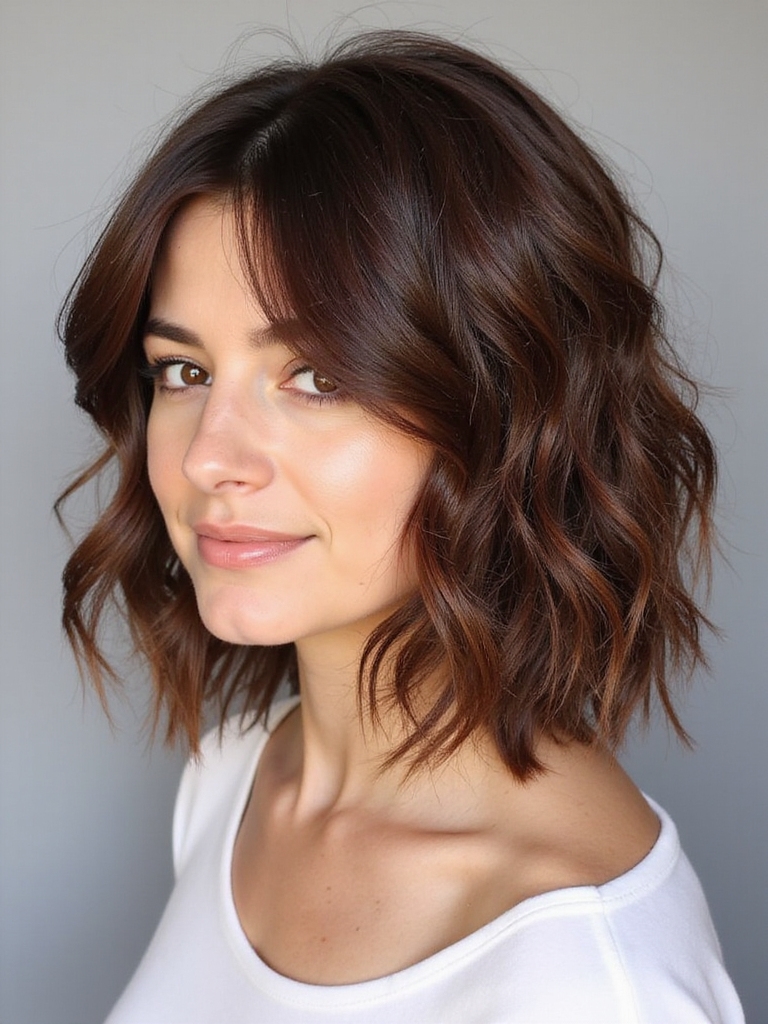 timeless trendy wavy bob