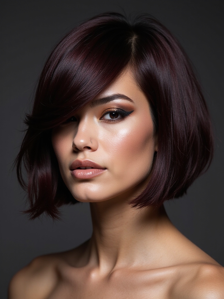 transformative asymmetrical haircut flair