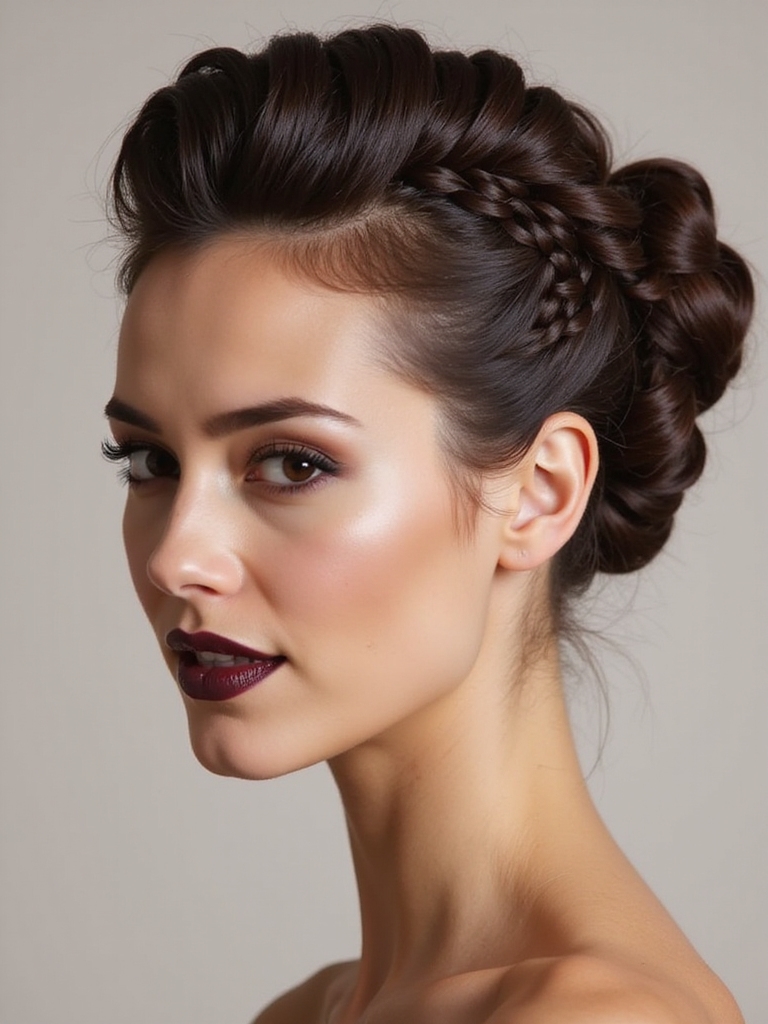 twist wrap pin bun