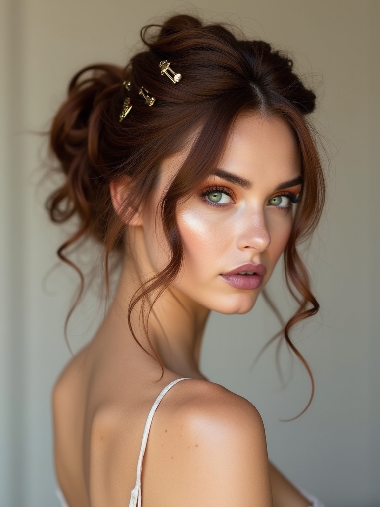 u shaped hairpins for updos