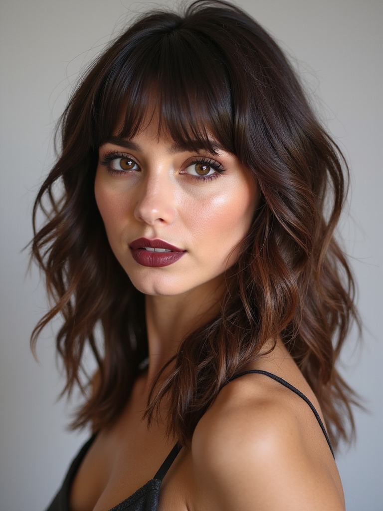 versatile low maintenance shag cut