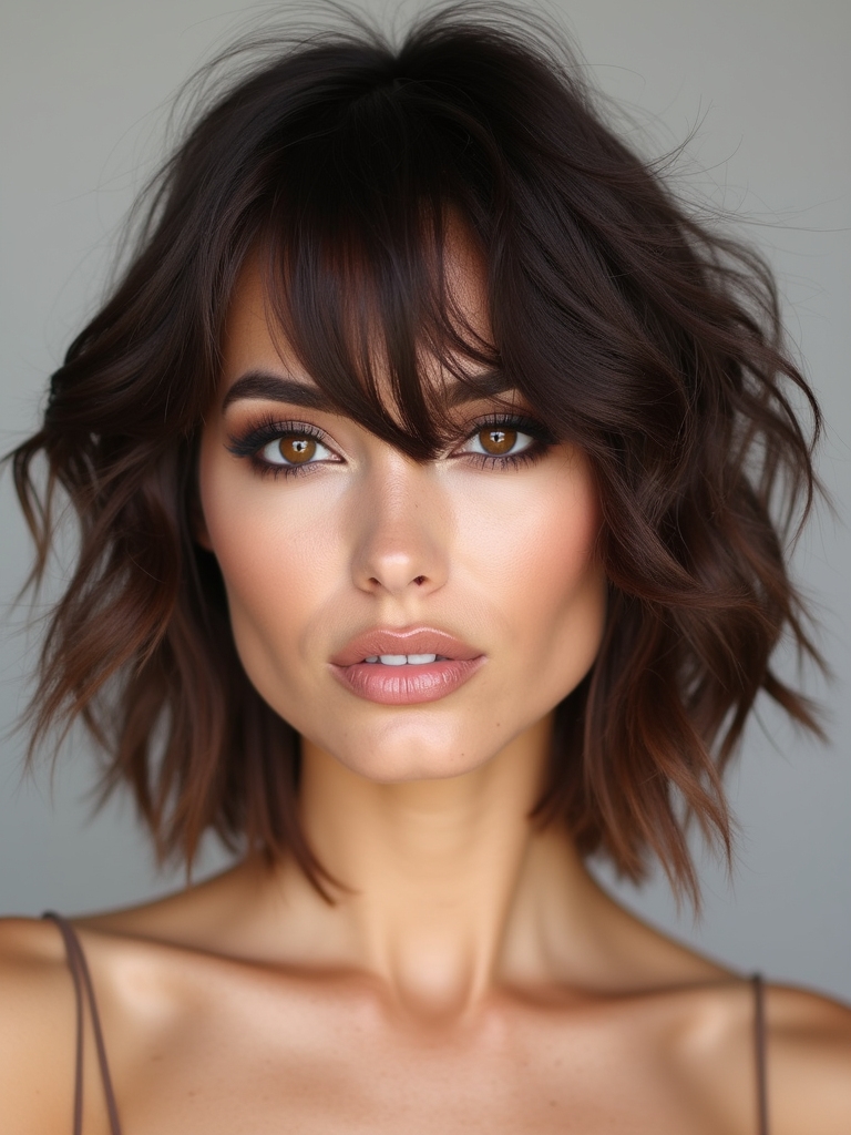 versatile low maintenance shag haircut