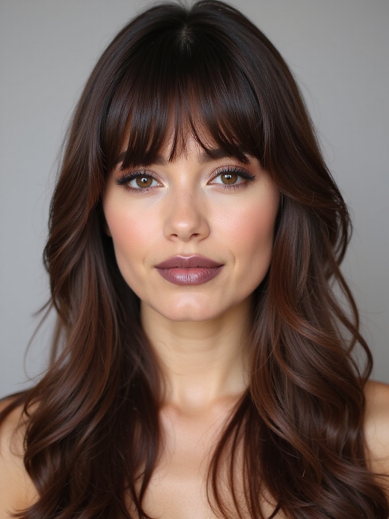 versatile soft curtain bangs