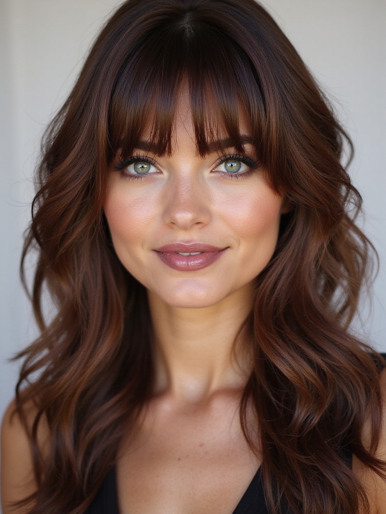 versatile stylish curtain bangs