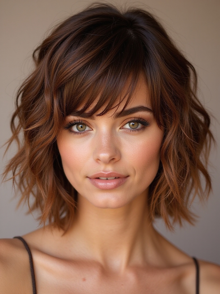 vibrant color enhances shag