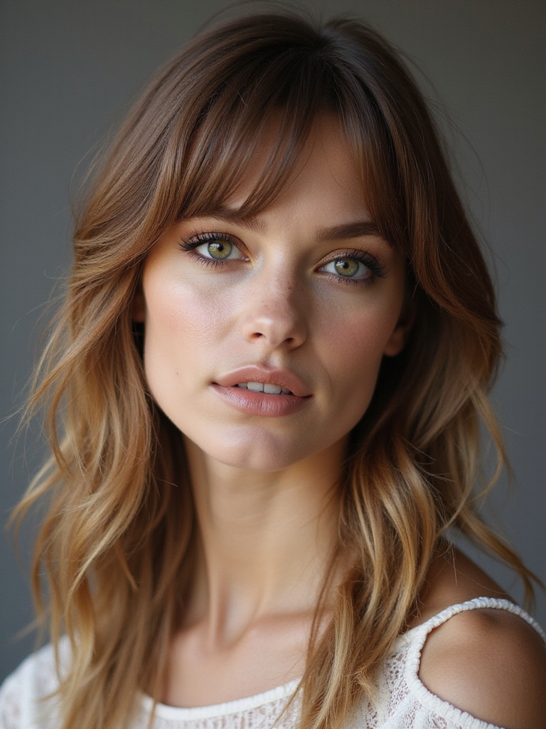 wispy bangs enhance every hairstyle