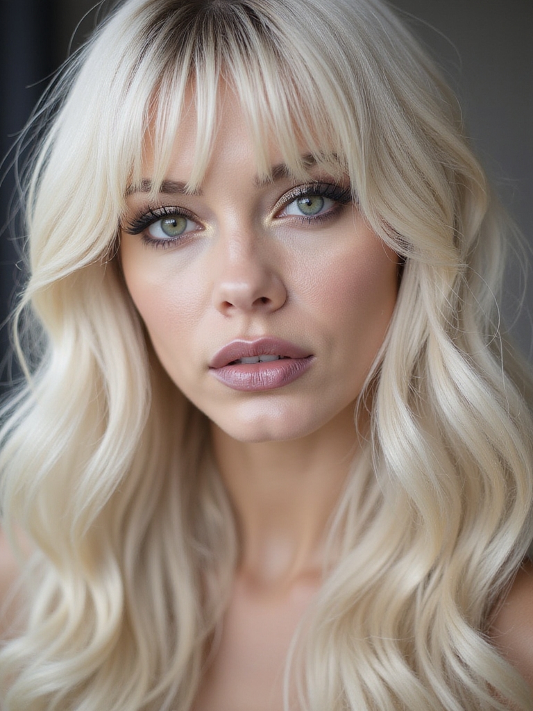 wispy bangs for glamour