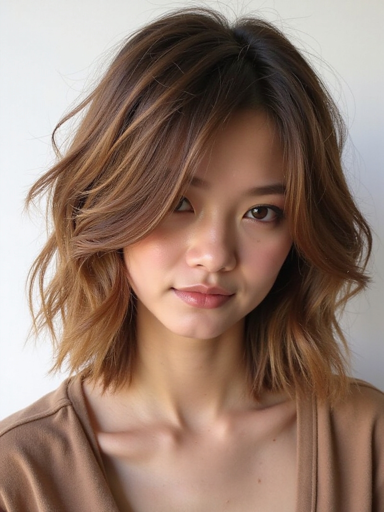 wolf cut styling tips