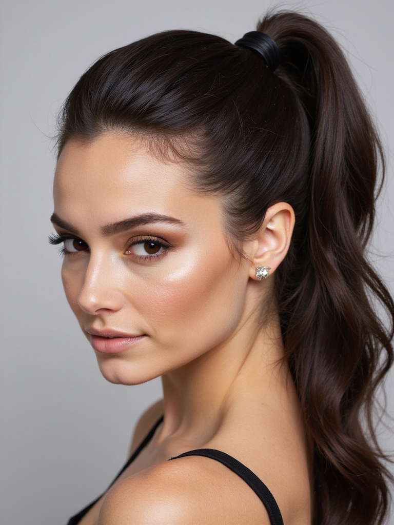 wrapped base ponytail tutorial