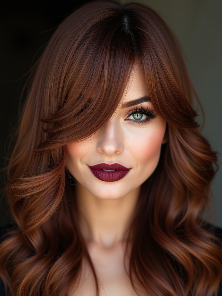 2000s side bang hairstyle revival